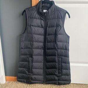 Jjill long Black Puffer Vest
